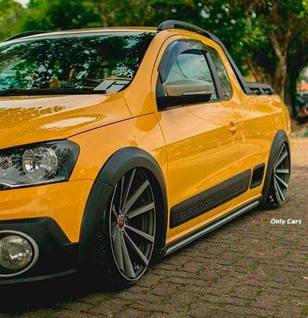 O CARRO MAS COBIÇADO DA VW ? SAVEIRO G6 REBAIXADA E COM SOM 😱 