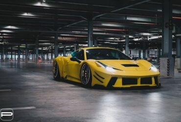 ferrari-rebaixada-amarela