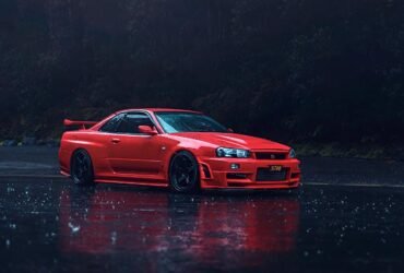 Nissan Skyline GTR R34 Rebaixado Vermelho
