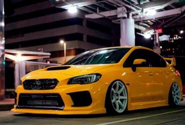 subaru-wrx-sti-rebaixado-amarelo