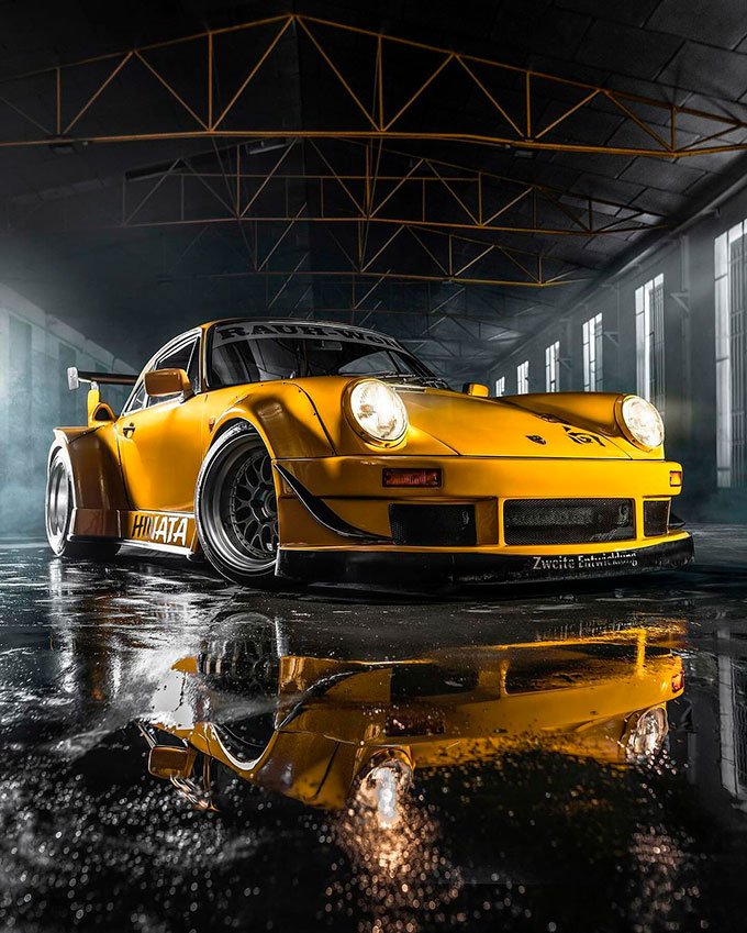 porsche-rauh-welt-911-rebaixado-amarelo