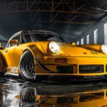 porsche-rauh-welt-911-rebaixado-bagged-amarelo