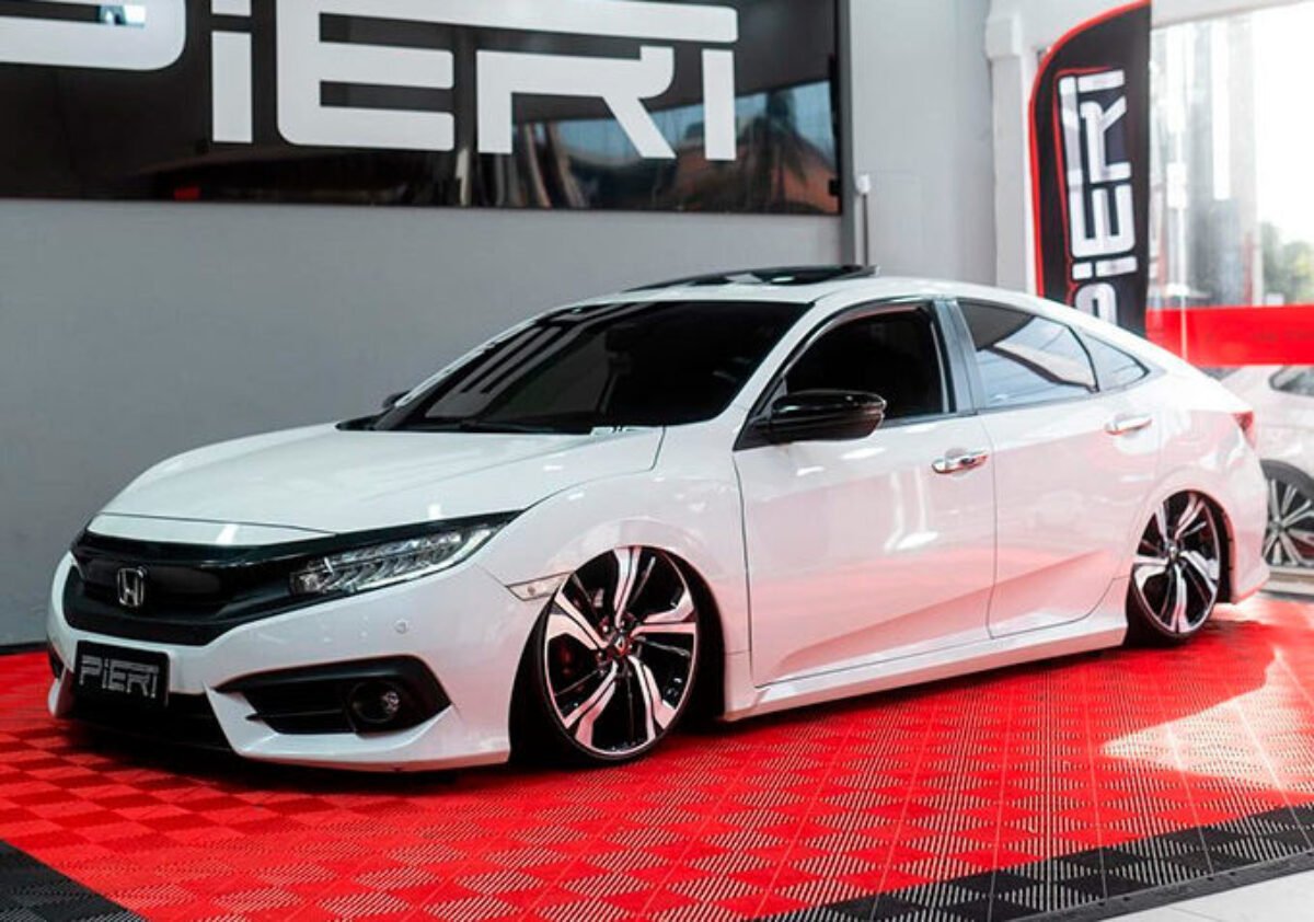 Honda Civic Modificado Branco