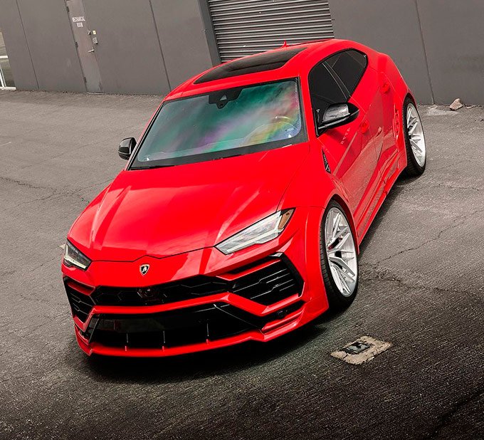 Lamborghini-Urus-rebaixado-vermelho