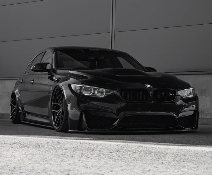 bmw-m3-rebaixada-preta