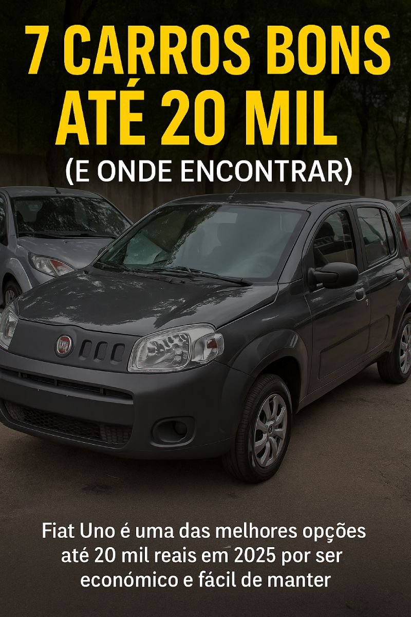 Fiat Uno usado até 20 mil em 2025