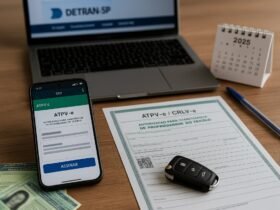 Transferência de veículo 2025: ATPV-e no app CDT, cartório e calendário; guia com documentos, custos e prazos.