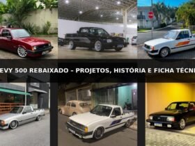 Chevy 500 rebaixado em diferentes projetos personalizados com rodas esportivas