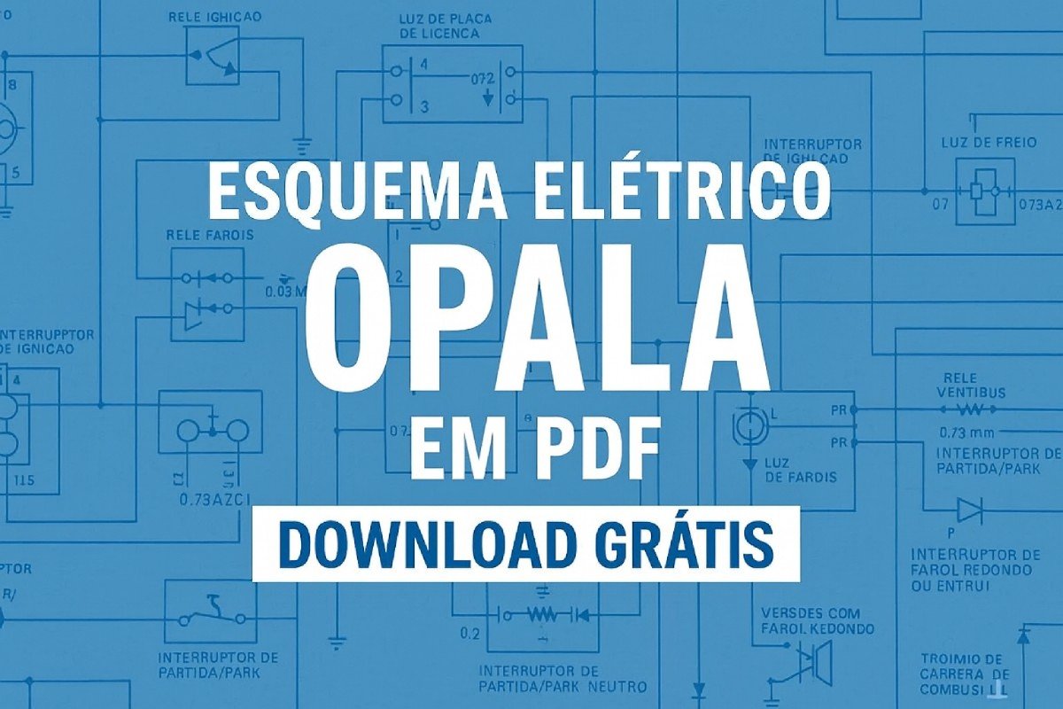 Esquema elétrico do Chevrolet Opala 1975 a 1979 em PDF – download grátis