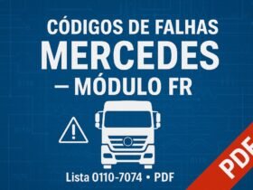 Códigos de falhas Mercedes – módulo FR (lista 0110–7074) em PDF