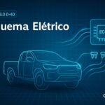 Capa — Esquema elétrico Hilux 3.0 D-4D 2004 em diante, wireframe e ECU