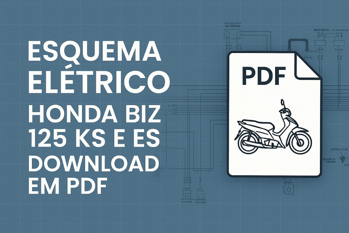 Esquema elétrico Honda Biz 125 KS e ES em PDF para download