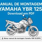 Manual de montagem Yamaha YBR 125 em PDF para download