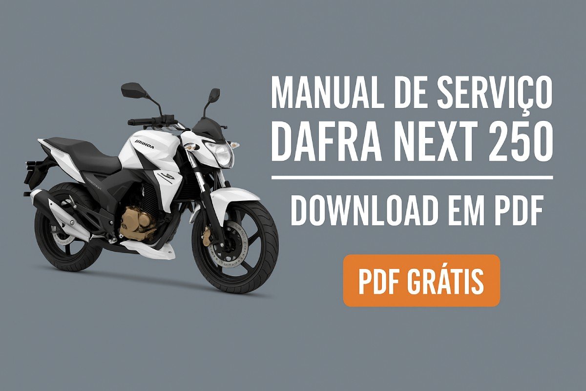 Manual de serviço Dafra Next 250 em PDF para download