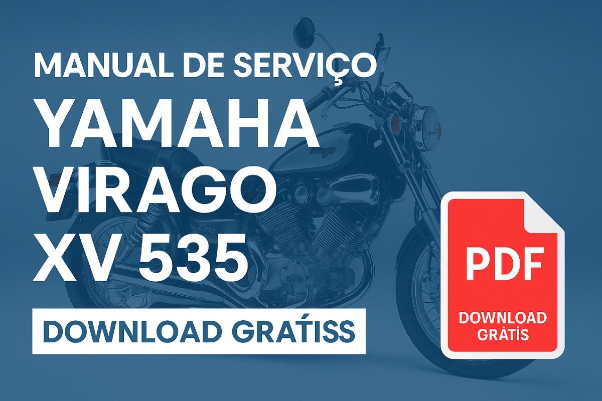 Manual de serviço Yamaha Virago XV 535 em PDF para download