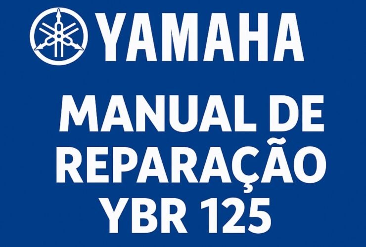 Capa do manual de serviço Yamaha YBR 125 em PDF