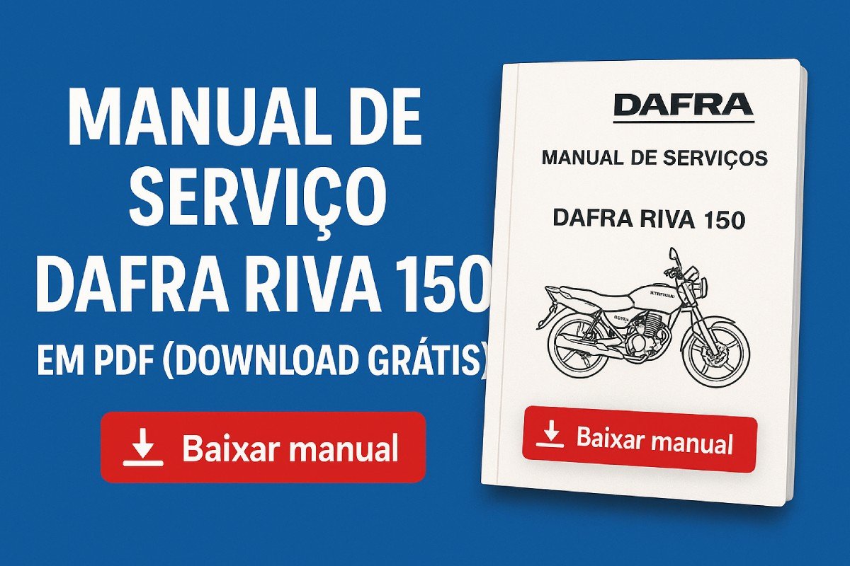 Manual de serviço Dafra Riva 150 em PDF para download grátis
