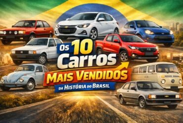 Os 10 carros mais vendidos da história do Brasil, com Gol, Uno, Fusca, Onix e Strada