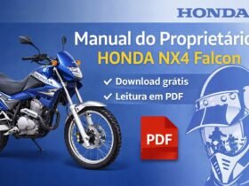 Imagem de capa do manual do proprietário da Honda NX4 Falcon em PDF para download grátis