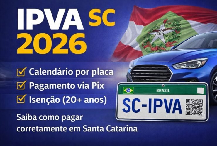 IPVA SC 2026: calendário por placa e como pagar a DARE com segurança