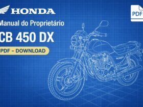 Manual do proprietário Honda CB 450 DX em PDF (download)