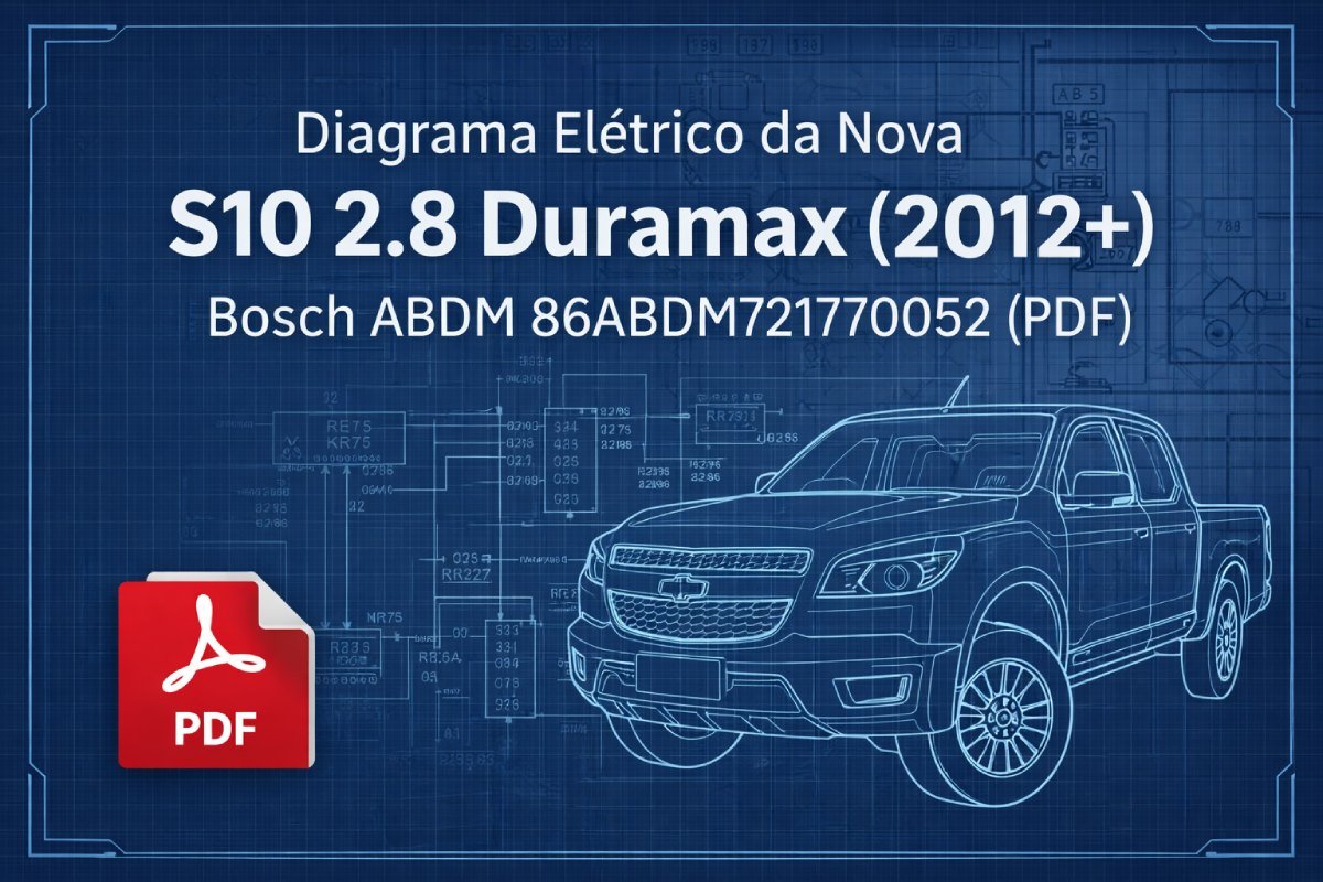 Diagrama Elétrico S10 2.8 Duramax (2012+) – Capa