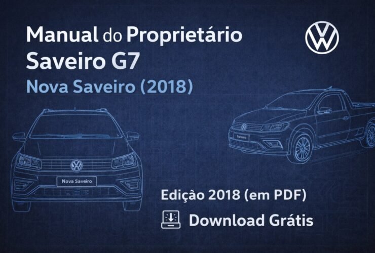 Manual do proprietário da Nova Saveiro G7 edição 2018 em PDF