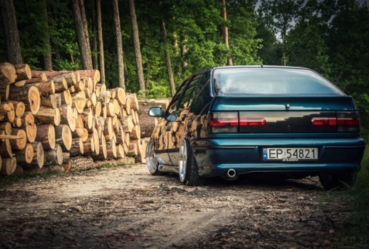 Renault 19 hatch rebaixado verde