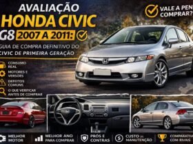 Avaliação Honda Civic G8 2007 a 2011: vale a pena comprar?