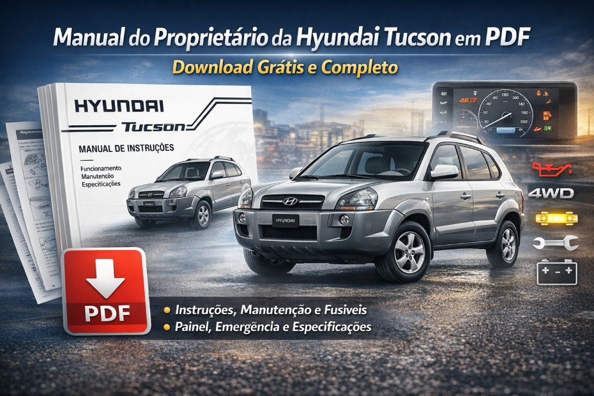 Manual do proprietário da Hyundai Tucson em PDF com download grátis e visualização online