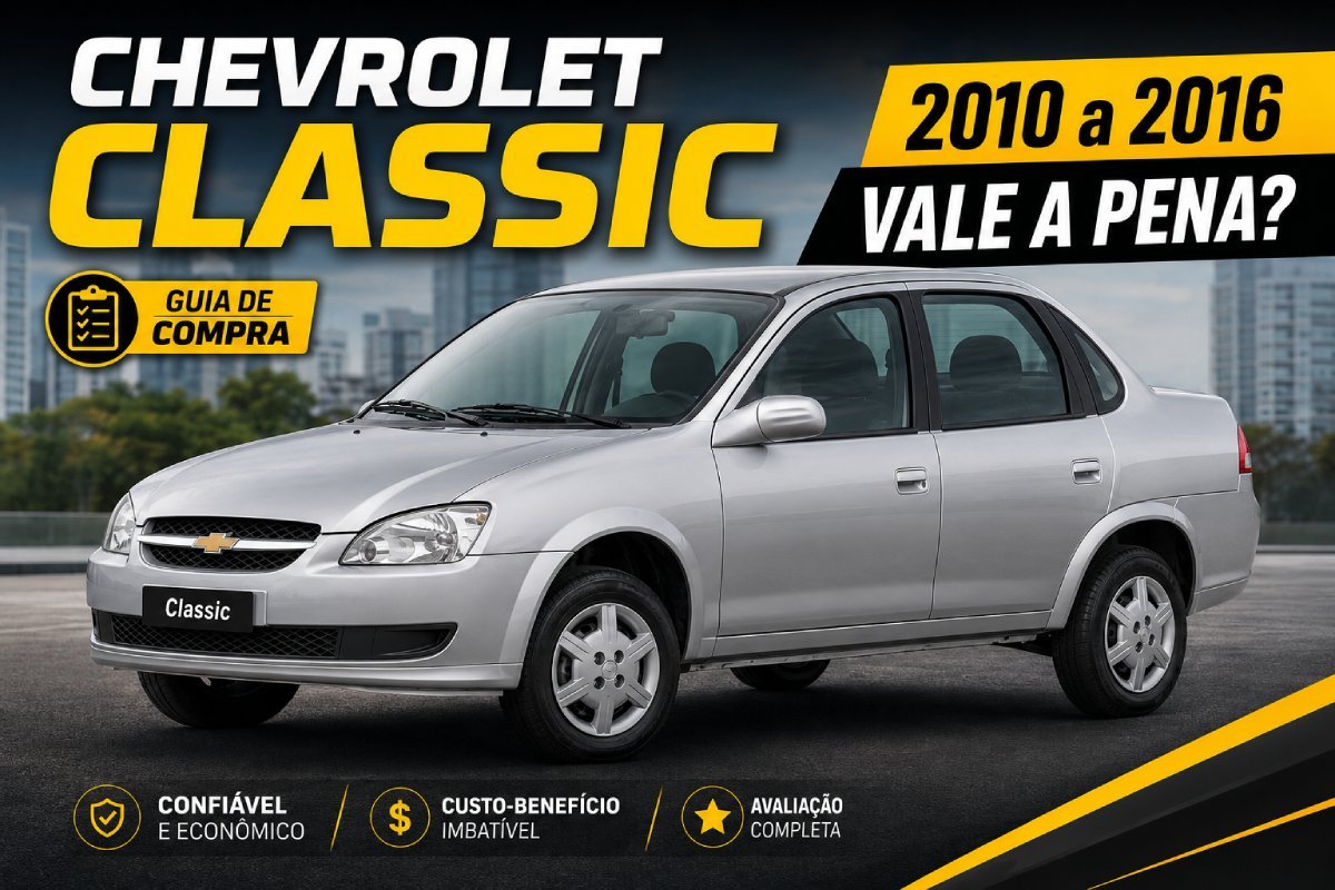 Chevrolet Classic 2010 a 2016 usado em guia de compra do OnlyCars