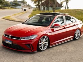 VW Jetta GLI 2026 Rebaixado na Suspensão a Ar com Rodas Aro 20