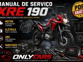 Manual de serviço Honda XRE 190 em PDF com manutenção, motor, ABS, chassi e sistema elétrico