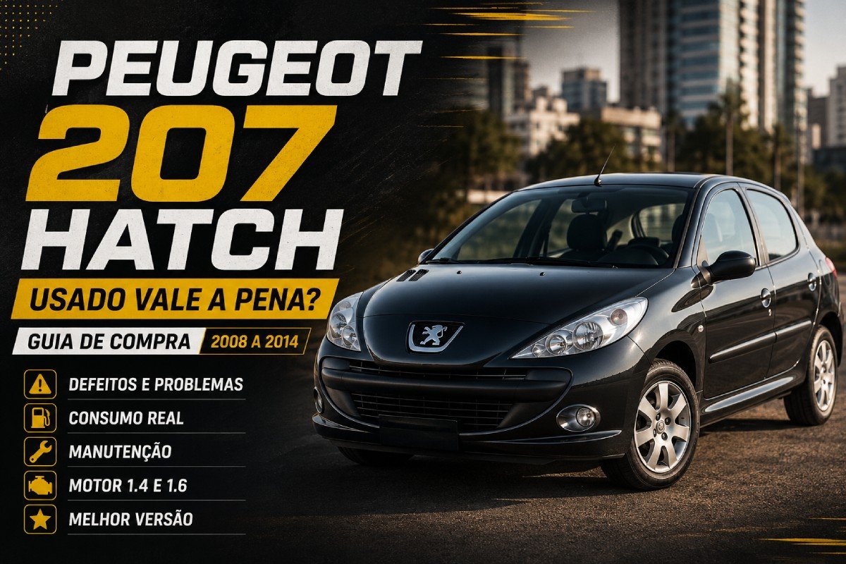 Peugeot 207 hatch usado em guia de compra do OnlyCars