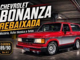 Chevrolet Bonanza rebaixada ano 1989/1990 com rodas BBS e pneus Cooper Cobra