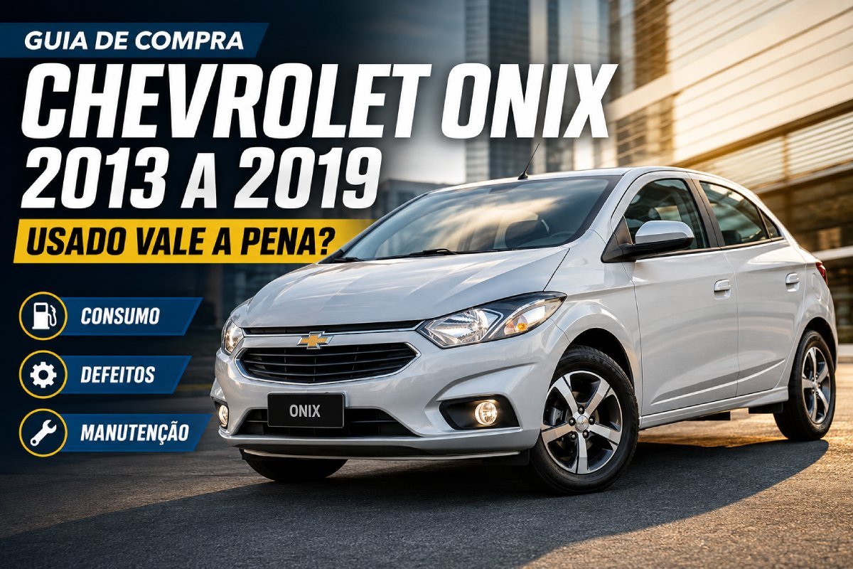 Chevrolet Onix 2013 a 2019 usado em guia de compra