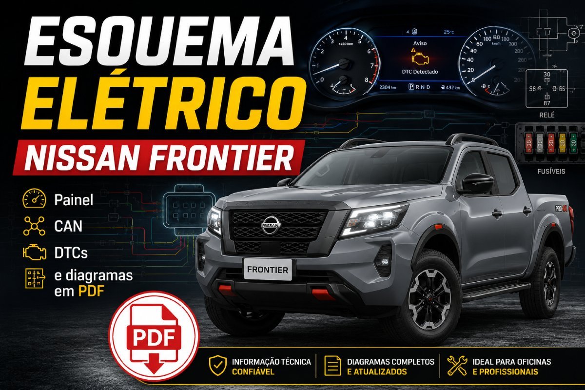 Esquema elétrico Nissan Frontier em PDF
