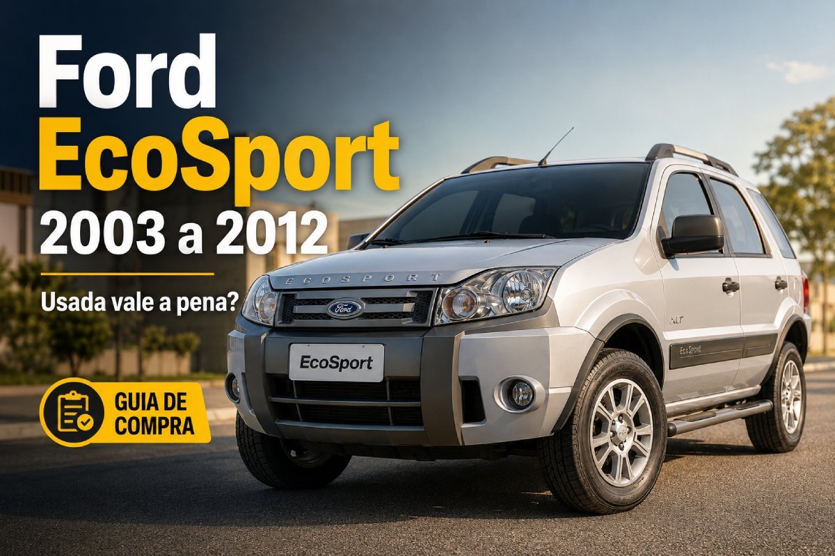 Ford EcoSport 2003 a 2012 usada em guia de compra