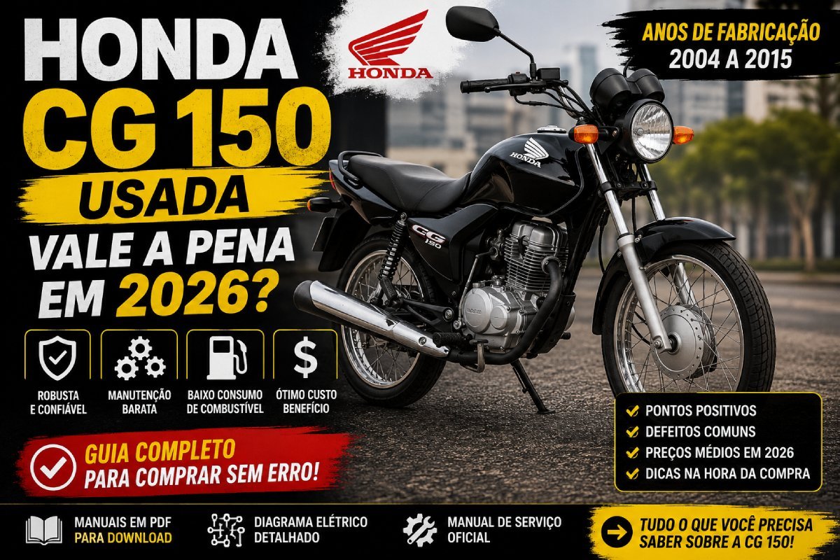 Honda CG 150 usada vale a pena em 2026 guia de compra