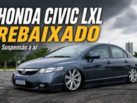 Honda Civic LXL rebaixado com suspensão a ar