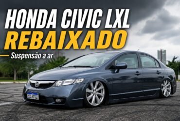 Honda Civic LXL rebaixado com suspensão a ar