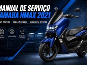 Manual de serviço Yamaha NMAX 2021 PDF com scooter e elementos técnicos de oficina