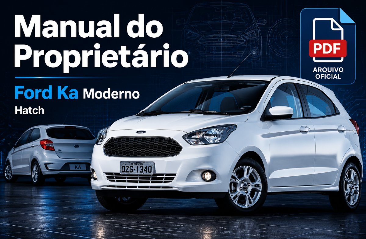 Manual do proprietário Ford Ka moderno em PDF