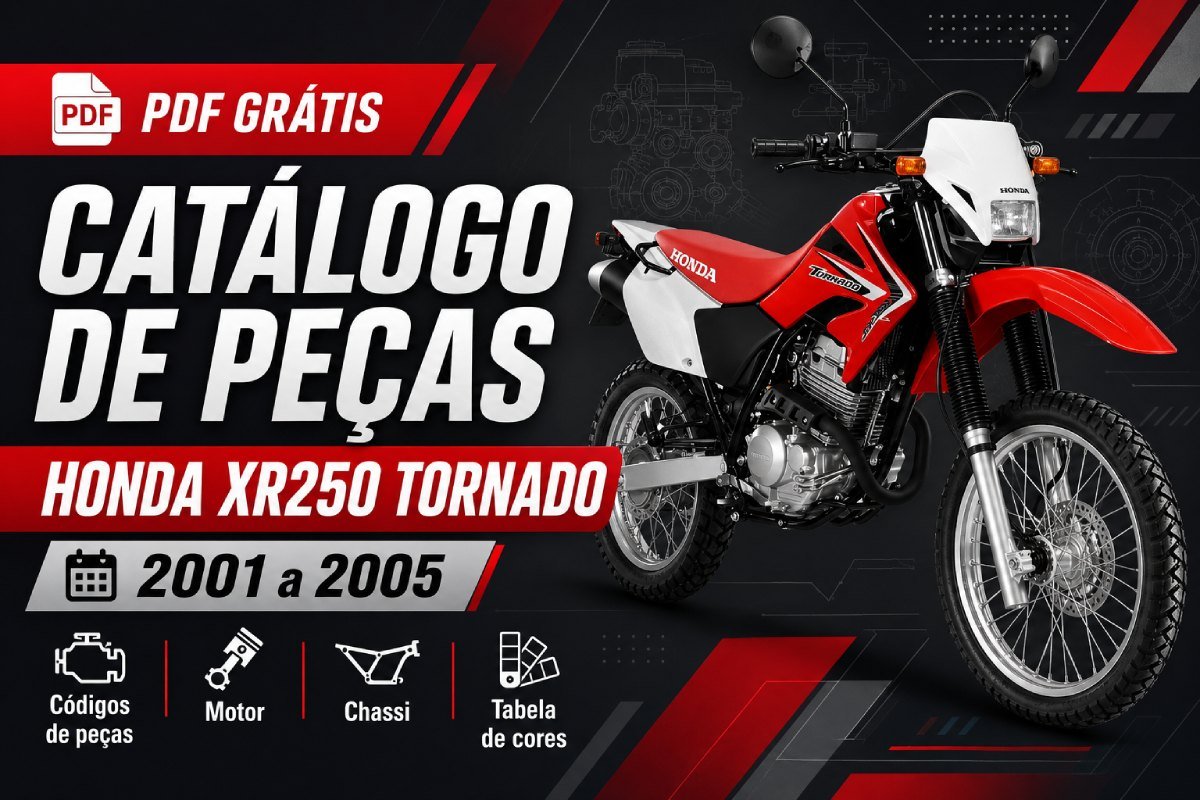 Catálogo de peças Honda XR250 Tornado PDF