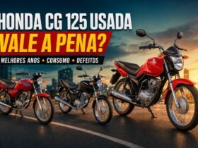 Honda CG 125 usada vale a pena com diferentes gerações da moto