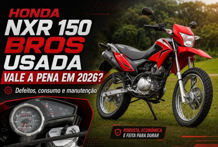 Honda NXR 150 Bros usada vale a pena em 2026