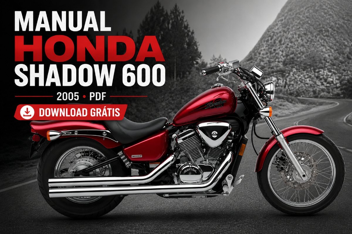 Manual do proprietário Honda Shadow 600 2005 em PDF