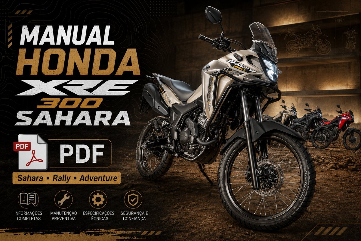 Manual do proprietário Honda XRE 300 Sahara em PDF