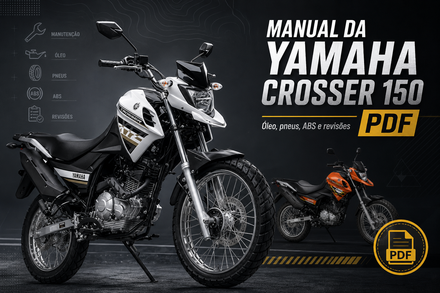 Manual do proprietário Yamaha Crosser 150 em PDF