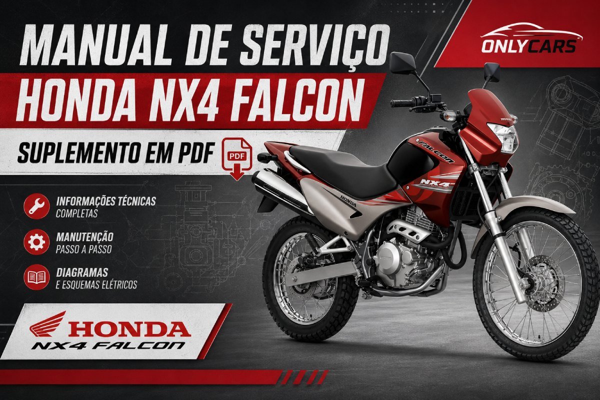 Manual de serviço Honda NX4 Falcon 2003 suplemento em PDF